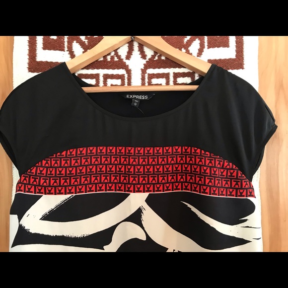 EXPRESS Satin Mod Dress NWT - Picture 2 of 8